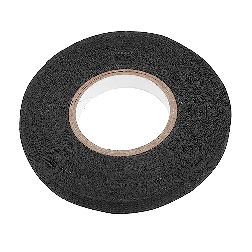 GANAZONO 1 Rolle Fleece -Kabelbahn -Klebeband Geräuschdämpfendes Gewebeband elektrisches Wickelgewebeband Klebebandkleber Kabelbaum Kfz-Gewebeband Gewebe-Elektroband Flanell Schwarz von GANAZONO