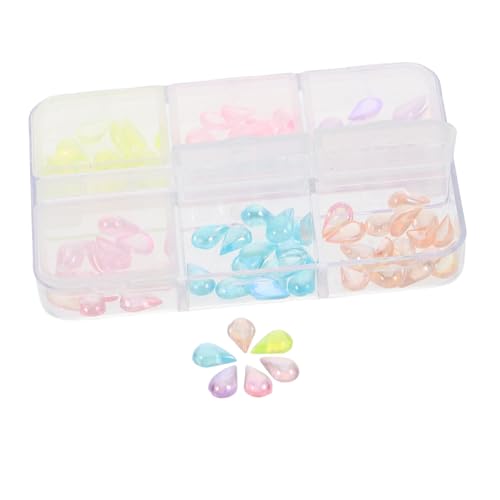 GANAZONO 1 Schachtel Funky Nail Gems Bunte Strasssteine für Kreative Nagelkunst Tropfenstein Tragbares Nagelzubehör für Einzigartige Nail Art Dekorationen GANAZONO 1 Schachtel Funky Nail Gems Bunte Strasssteine für Kreative Nagelkunst Tropfenstein Tragbares Nagelzubehör für Einzigartige Nail Art Dekorationen von GANAZONO