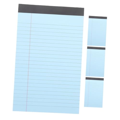 GANAZONO 4 Stück Notizblock Liniert Abreißbar Tragbares Memo Pad Blau für Planung und Notizen für Schule und Büro GANAZONO 4 Stück Notizblock Liniert Abreißbar Tragbares Memo Pad Blau für Planung und Notizen für Schule und Büro von GANAZONO