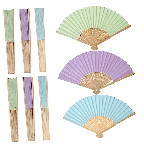 GANAZONO 9 Stück Teiliges Diy Papierfächer Set für Blanko Faltfächer zum Malen für Kreative Handarbeiten Bühnenauftritte und Dekoration Pastellfarben Hellblau Hellgrün Helllila GANAZONO 9 Stück Teiliges Diy Papierfächer Set für Blanko Faltfächer zum Malen für Kreative Handarbeiten Bühnenauftritte und Dekoration Pastellfarben Hellblau Hellgrün Helllila von GANAZONO