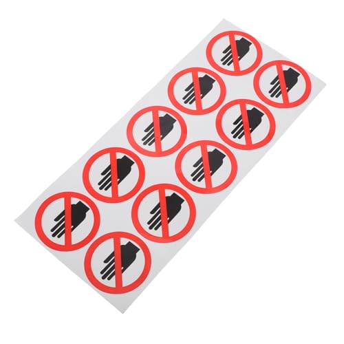 GANAZONO Aufkleber Für Warnschilder Sicherheitsschild Sicherheitswarnzeichen Nicht Tasten Warnaufkleber Pvc Gleitflächen Wasserdichte Selbstklebende Aufkleber Black GANAZONO Aufkleber Für Warnschilder Sicherheitsschild Sicherheitswarnzeichen Nicht Tasten Warnaufkleber Pvc Gleitflächen Wasserdichte Selbstklebende Aufkleber Black von GANAZONO