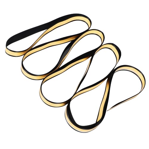 GANAZONO Glänzendes Polyester Graduation Band Schwarz Gold Breit Dekoratives Geschenkband für Abschlussfeier Festliches Party Accessoire zur Gratulation von Absolventen GANAZONO Glänzendes Polyester Graduation Band Schwarz Gold Breit Dekoratives Geschenkband für Abschlussfeier Festliches Party Accessoire zur Gratulation von Absolventen von GANAZONO