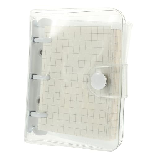 GANAZONO Transparentes Mini ringbuch Notizbuch Mechanik Kleines Handliches Notizheft für Praktisches Schreiben Portables Notizblock mit Glattem Papier für Planung und Vokabeln GANAZONO Transparentes Mini ringbuch Notizbuch Mechanik Kleines Handliches Notizheft für Praktisches Schreiben Portables Notizblock mit Glattem Papier für Planung und Vokabeln von GANAZONO