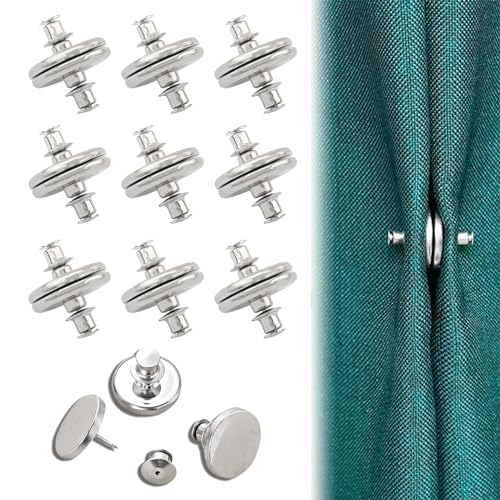 10 Paare Vorhang-Magnetknopf, Runde Raffhalter Vorhang, 20mm Magnete für Vorhänge, Vorhang-Zubehör, Vorhang-Magnet, für Vorhänge Licht Ausläuft Oder Herumgeblasen Werden 10 Paare Vorhang-Magnetknopf, Runde Raffhalter Vorhang, 20mm Magnete für Vorhänge, Vorhang-Zubehör, Vorhang-Magnet, für Vorhänge Licht Ausläuft Oder Herumgeblasen Werden von GANILITY