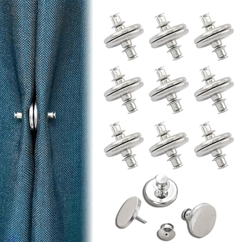 10 Paare Vorhang-Magnetknopf, Runde Raffhalter Vorhang, Vorhang-Zubehör, Vorhang-Magnet, 17mm Magnete für Vorhänge, für Vorhänge Licht Ausläuft Oder Herumgeblasen Werden 10 Paare Vorhang-Magnetknopf, Runde Raffhalter Vorhang, Vorhang-Zubehör, Vorhang-Magnet, 17mm Magnete für Vorhänge, für Vorhänge Licht Ausläuft Oder Herumgeblasen Werden von GANILITY
