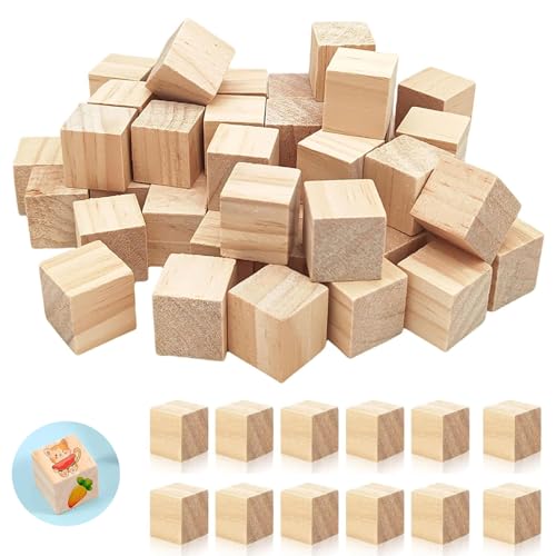 Holz Würfel, Natürliche Bastelwürfel, Mini Blanko Würfel Bastel Holz, holzwürfel, Bastelmaterial Holz, für Puzzle, Basteln Malen, DIY Handwerk Dekoration, Nummern-Holzklötze, 100 Stück 2cm Holz Würfel, Natürliche Bastelwürfel, Mini Blanko Würfel Bastel Holz, holzwürfel, Bastelmaterial Holz, für Puzzle, Basteln Malen, DIY Handwerk Dekoration, Nummern-Holzklötze, 100 Stück 2cm von GANILITY