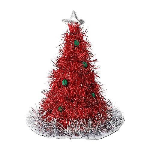 GANYKQ Lametta Weihnachtsbaum Hut Grün Hut Lustige Weihnachtsmann Hüte Cosplay Party Kostüm Weihnachten für Erwachsene GANYKQ Lametta Weihnachtsbaum Hut Grün Hut Lustige Weihnachtsmann Hüte Cosplay Party Kostüm Weihnachten für Erwachsene von GANYKQ