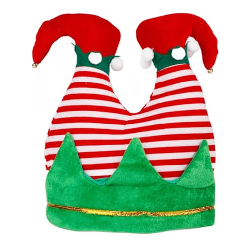 GANYKQ Lustige Hose, Hut, lustige Weihnachtsmann-Hose, Hut, auffälliger Hut, Party-Dekoration, Winterkostüm für Weihnachtsfeier GANYKQ Lustige Hose, Hut, lustige Weihnachtsmann-Hose, Hut, auffälliger Hut, Party-Dekoration, Winterkostüm für Weihnachtsfeier von GANYKQ