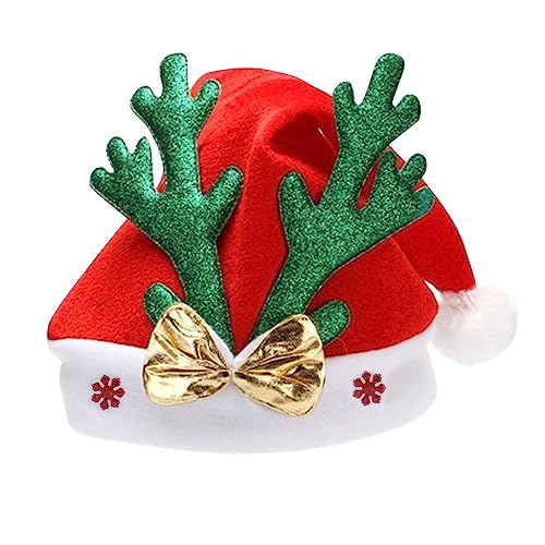 GANYKQ Weiche Weihnachtsmütze Hirsch Horn Weihnachten Party Hut Plüsch Nikolausmütze Navidads Requisiten Neujahr Dicke Weihnachtsmütze Erwachsene GANYKQ Weiche Weihnachtsmütze Hirsch Horn Weihnachten Party Hut Plüsch Nikolausmütze Navidads Requisiten Neujahr Dicke Weihnachtsmütze Erwachsene von GANYKQ