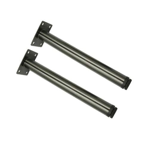 GAOBINGB 2 Stück Möbelbeine, verstellbare Metallfüße, verstellbar 0–15 mm, Edelstahl, runder Rohrdurchmesser 28 mm, Möbelseitenbeine oder Mittelfuß, für Schlafsofas, Schränke (gebürstetes Schwarz, 12 GAOBINGB 2 Stück Möbelbeine, verstellbare Metallfüße, verstellbar 0–15 mm, Edelstahl, runder Rohrdurchmesser 28 mm, Möbelseitenbeine oder Mittelfuß, für Schlafsofas, Schränke (gebürstetes Schwarz, 12 von GAOBINGB