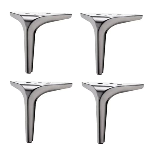 GAOBINGB 4 Stück Möbelbeine, Metallmöbelfüße, Moderne dreieckige Möbelfüße aus Metall, DIY-Möbelersatz-Beinstützfuß für Sofas, Couchtische, Schränke, Kleiderschränke, Betten (120 mm (4,7 Zoll), Gun B GAOBINGB 4 Stück Möbelbeine, Metallmöbelfüße, Moderne dreieckige Möbelfüße aus Metall, DIY-Möbelersatz-Beinstützfuß für Sofas, Couchtische, Schränke, Kleiderschränke, Betten (120 mm (4,7 Zoll), Gun B von GAOBINGB