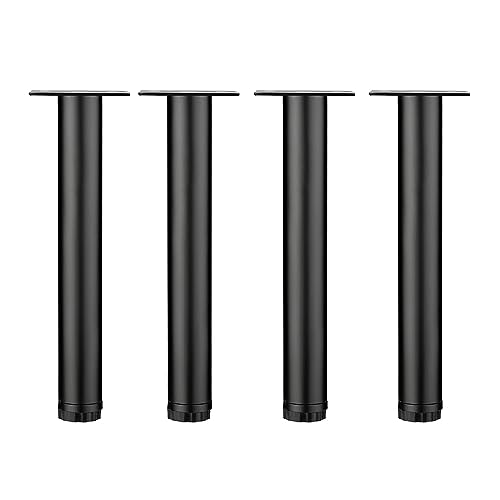 GAOBINGB 4 Stück Möbelbeine aus Metall, verstellbare Sofabeine, höhenverstellbar 0–10 mm, Stützfüße aus Metall, DIY-Möbelersatzbeine, für Stuhl, Ottomane, Schrank, Tischfuß (120 mm/4,7 Zoll, schwarz) GAOBINGB 4 Stück Möbelbeine aus Metall, verstellbare Sofabeine, höhenverstellbar 0–10 mm, Stützfüße aus Metall, DIY-Möbelersatzbeine, für Stuhl, Ottomane, Schrank, Tischfuß (120 mm/4,7 Zoll, schwarz) von GAOBINGB