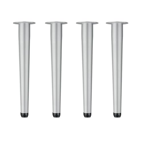 GAOBINGB 4 Stück gerade Möbelbeine aus Metall, kegelförmige Schrankbeine, Edelstahl, konische Möbelstützfüße, Ersatzfüße aus Metall, für Couch, Schrank, Couchtische, Betten, Stühle (180 mm/7 Zoll, gr GAOBINGB 4 Stück gerade Möbelbeine aus Metall, kegelförmige Schrankbeine, Edelstahl, konische Möbelstützfüße, Ersatzfüße aus Metall, für Couch, Schrank, Couchtische, Betten, Stühle (180 mm/7 Zoll, gr von GAOBINGB