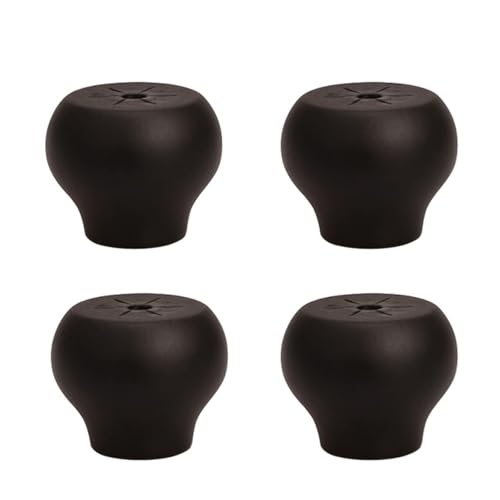 GAOBINGB 4er-Set Sofabeine aus Holz, Möbelbeine aus Massivholz, runde Ersatzfüße für Möbel in Brötchenform für Couch, Bett, Sessel, Schrank, Couchtisch, TV-Ständer, Ottomane, Zweisitzer, mit Zubehör, GAOBINGB 4er-Set Sofabeine aus Holz, Möbelbeine aus Massivholz, runde Ersatzfüße für Möbel in Brötchenform für Couch, Bett, Sessel, Schrank, Couchtisch, TV-Ständer, Ottomane, Zweisitzer, mit Zubehör, von GAOBINGB