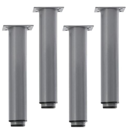 GAOBINGB Einziehbare Hubtischbeine, 4-teilige verstellbare Möbelfüße aus Metall, TV-Schrankbeine, DIY-Möbelbeschläge für Betten, Sofas, Couchtische, Badezimmerschränke, mit Schrauben (grau, 13–24 cm/ GAOBINGB Einziehbare Hubtischbeine, 4-teilige verstellbare Möbelfüße aus Metall, TV-Schrankbeine, DIY-Möbelbeschläge für Betten, Sofas, Couchtische, Badezimmerschränke, mit Schrauben (grau, 13–24 cm/ von GAOBINGB