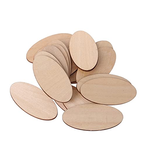 10/20/30 Stück ovale Holzscheiben, unlackiert, Namensschilder, Scrapbook, unlackiert, Ausschnitte, Namensschilder 10/20/30 Stück ovale Holzscheiben, unlackiert, Namensschilder, Scrapbook, unlackiert, Ausschnitte, Namensschilder von GAOFESA
