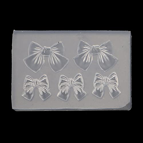 3D Bowknot Form Skulptur Stempelplatte Nägel Art Schablonen Kristall Epoxidharz Schimmel Silikon Nagelschnitzform Form von GAOFESA