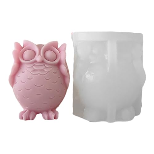 3D Eule Silikonkerzenform Duft Kerzenwachsform Handgefertigtes Gipsharz Seife Herstellung Craft Form Desktop Orament 3D Eule Silikonkerzenform Duft Kerzenwachsform Handgefertigtes Gipsharz Seife Herstellung Craft Form Desktop Orament von GAOFESA