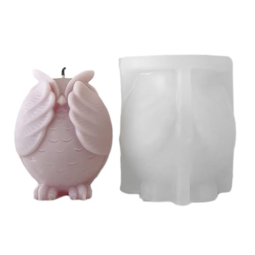 3D Eule Silikonkerzenform Duft Kerzenwachsform Handgefertigtes Gipsharz Seife Herstellung Craft Form Desktop Orament 3D Eule Silikonkerzenform Duft Kerzenwachsform Handgefertigtes Gipsharz Seife Herstellung Craft Form Desktop Orament von GAOFESA