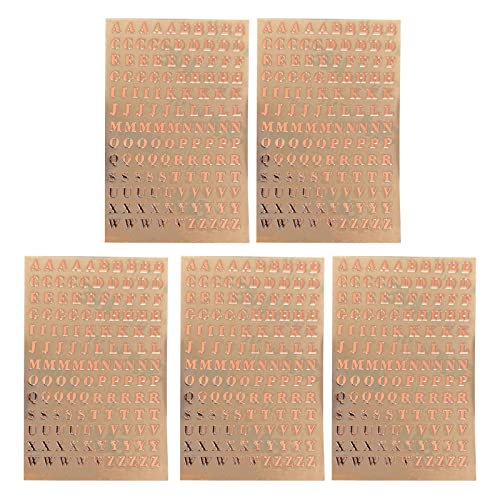 5 Blätter Buchstabe Aufkleber Aufkleber Selbstkleber Kupfer Buchstaben Aufkleber Für Scrapbooking Geschenke Box Kartenhandwerk 5 Blätter Buchstabe Aufkleber Aufkleber Selbstkleber Kupfer Buchstaben Aufkleber Für Scrapbooking Geschenke Box Kartenhandwerk von GAOFESA
