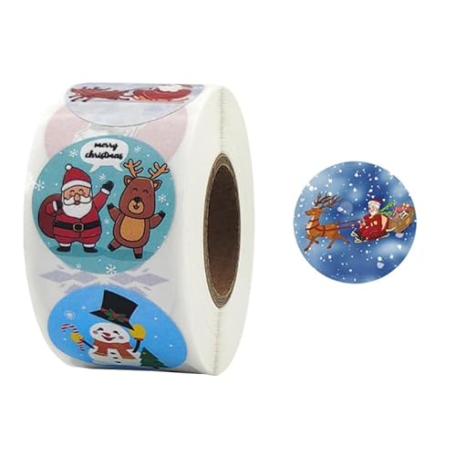 500 Stück/Rolle Frohe Weihnachten Aufkleber Etiketten 128 Muster Dekorative Briefumschläge Siegel Aufkleber für Karten Umschläge Boxen 500 Stück/Rolle Frohe Weihnachten Aufkleber Etiketten 128 Muster Dekorative Briefumschläge Siegel Aufkleber für Karten Umschläge Boxen von GAOFESA