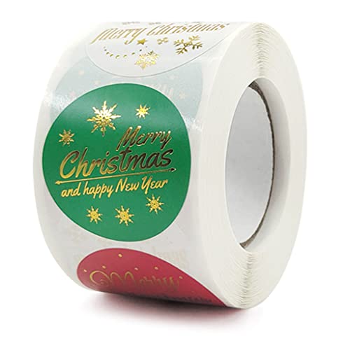 500 Stück Frohe Weihnachten Aufkleber Etiketten Rolle 4 Designs Dekorative Briefumschläge Siegel Aufkleber für Karten Box 500 Stück Frohe Weihnachten Aufkleber Etiketten Rolle 4 Designs Dekorative Briefumschläge Siegel Aufkleber für Karten Box von GAOFESA