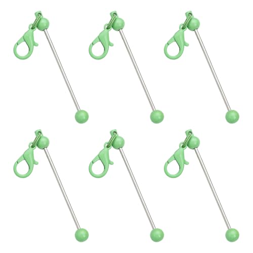 6 Stück/Set Perlen-Schlüsselanhänger, kreative Perlen, Schlüsselanhänger, Metallperlen, Schlüsselanhänger, Zubehör für Schmuckherstellung 6 Stück/Set Perlen-Schlüsselanhänger, kreative Perlen, Schlüsselanhänger, Metallperlen, Schlüsselanhänger, Zubehör für Schmuckherstellung von GAOFESA