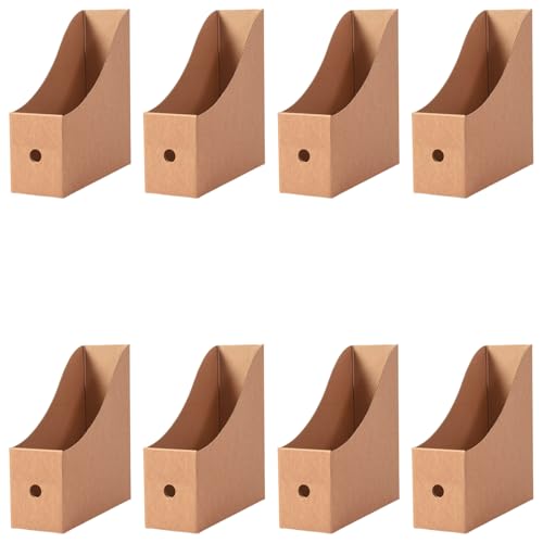 8 Stück Aktenhalter Pappbox Aktenordner Box Dokumenten-Organizer Schreibtisch Organizer Zeitschriftenständer für Schule Büro 8 Stück Aktenhalter Pappbox Aktenordner Box Dokumenten-Organizer Schreibtisch Organizer Zeitschriftenständer für Schule Büro von GAOFESA