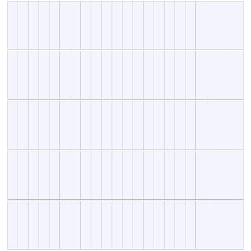 A 4 bedruckbares Aufkleberpapier für Tintenstrahldrucker, 100 Blatt, Aufkleber, Klebebögen, transparentes Kopierpapier von GAOFESA