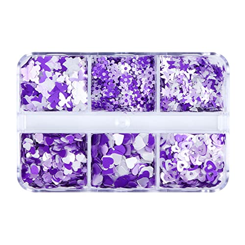 Art 3D-Pailletten in Herzform für Schmetterlinge und Blumen, Flocken, Zubehör, Dekoration, Zubehör Art 3D-Pailletten in Herzform für Schmetterlinge und Blumen, Flocken, Zubehör, Dekoration, Zubehör von GAOFESA