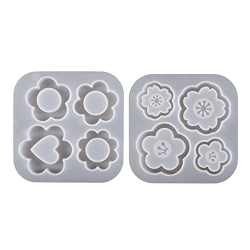 Blumenschmuck Schnellsand Silikon Epoxidform Schlüsselbund Anhänger Schmuckbauschimmel Für Valentines Liebes Geschenk von GAOFESA