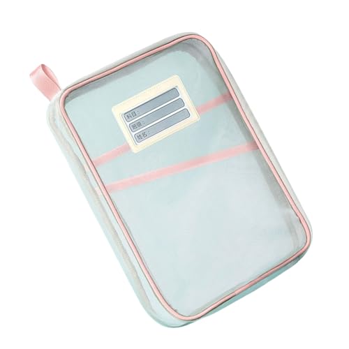 Bücher-Organizer, Handgriff, mit Reißverschluss, große Öffnung, Dokumentenmappen, praktische Aufbewahrungsbehälter für Studenten und Hausaufgaben Bücher-Organizer, Handgriff, mit Reißverschluss, große Öffnung, Dokumentenmappen, praktische Aufbewahrungsbehälter für Studenten und Hausaufgaben von GAOFESA