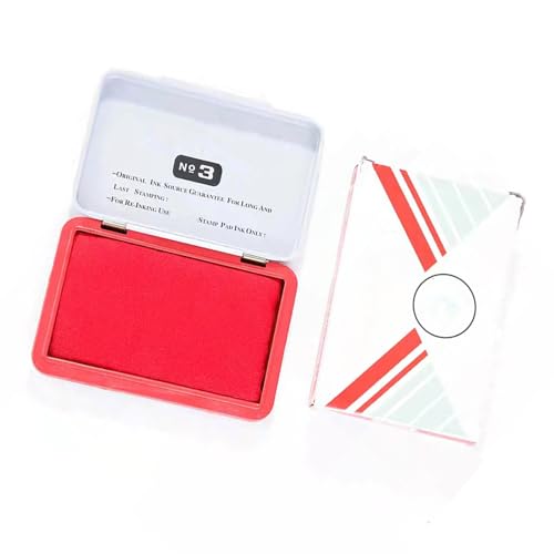 Business-Stempel-Tintenblock, schnell trocknend, ölbasierte Tinten, Fingerabdruck-Tintenblock für Büro, Finanzdokumente, Schecks, Vertragsstempelkissen mit Schnelltrocknend Business-Stempel-Tintenblock, schnell trocknend, ölbasierte Tinten, Fingerabdruck-Tintenblock für Büro, Finanzdokumente, Schecks, Vertragsstempelkissen mit Schnelltrocknend von GAOFESA