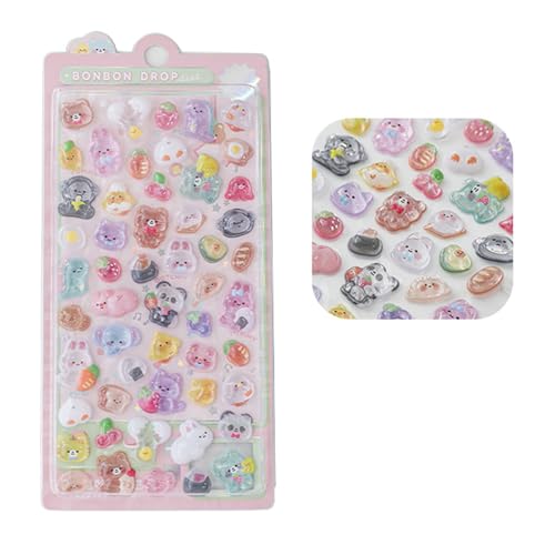 Cartoon 3D Aufkleber Scrapbooking Sticker Cartoon Animal Sticker Für Planer Journals Tablet Skateboards Nägel Abziehbilder Cartoon 3D Aufkleber Scrapbooking Sticker Cartoon Animal Sticker Für Planer Journals Tablet Skateboards Nägel Abziehbilder von GAOFESA
