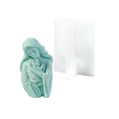 Flexible Silikonform für Aromatherapie Mutter und Kind, umarmende Designs für Geschenke und Bastelbedarf von GAOFESA