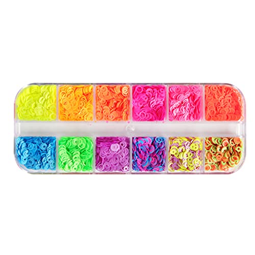 Fluoreszierende Seifenblasen-Pailletten, Epoxidharz-Füllung, hohle runde Formscheiben von GAOFESA
