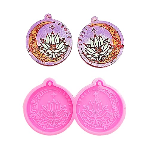 Für Sonne Rechteck Form Silikonohrring Ornament Form Epoxidharz Schmuck Die Schlüsselbundschimmel Für Schmuck Machen von GAOFESA