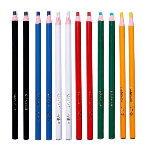 GAOFESA 12 x Marker, Fettstifte, Buntstifte, Papierrolle, Wachsstifte von GAOFESA