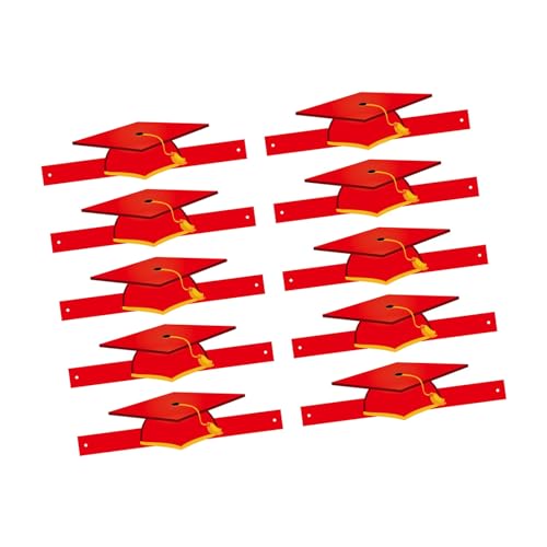 GAOFESA Papierkronen mit Quasten, für Kindergarten, Vorschule, Schule, Feiern, Abschlussfeiern, 10 Stück GAOFESA Papierkronen mit Quasten, für Kindergarten, Vorschule, Schule, Feiern, Abschlussfeiern, 10 Stück von GAOFESA