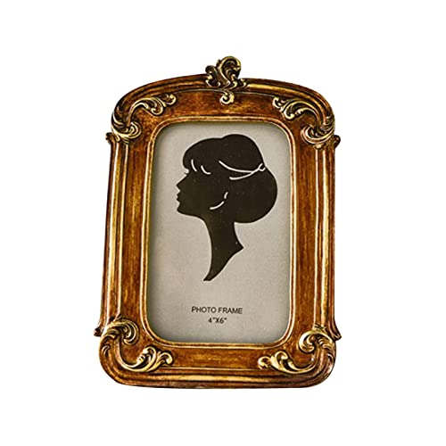 GAOFESA Royal Court Photo Frame Licht Luxus Nachahmung Holz Schlafzimmer Wandbehänge Harz Golden Home Desktop Bilderrahmen von GAOFESA