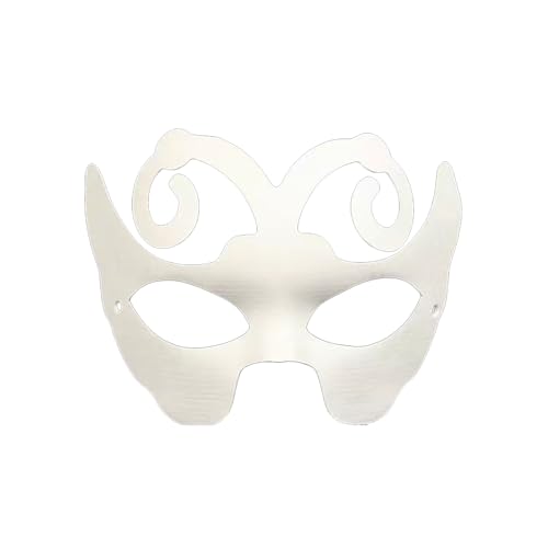GAOFESA Vollgesicht, Pappmaché, einfarbig, weiß, halbes Gesicht, bemalbar, Karneval, Maskeraden GAOFESA Vollgesicht, Pappmaché, einfarbig, weiß, halbes Gesicht, bemalbar, Karneval, Maskeraden von GAOFESA