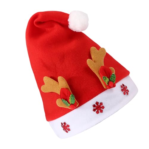 GAOFESA Weiche, bunte Weihnachtsmannmütze für Weihnachten, Event, Party, bequeme Kopfbedeckung für Erwachsene, Dekoration, Schule, Feier, Zubehör GAOFESA Weiche, bunte Weihnachtsmannmütze für Weihnachten, Event, Party, bequeme Kopfbedeckung für Erwachsene, Dekoration, Schule, Feier, Zubehör von GAOFESA