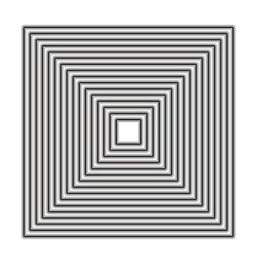 Geometrische Metall-Stanzformen, Schablone, Scrapbooking, Album, Stempel, Papier, Karten, Prägung, Dekoration, Kartenherstellung, Zubehör von GAOFESA