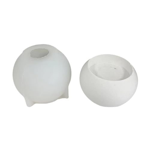 Harzkerzenhalter Silikonformen Einzigartige Silikonkugelformen Für Kerzenhalter Kreation Acrylkerzenabdeckungen von GAOFESA
