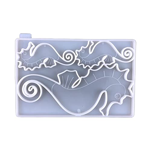 Hippocampus Sea Horse Silikonform Fondant Zuckerfahrzeugkuchen Werkzeuge Schokoladen Gumpaste Gelee Formhaus Backwerkzeug von GAOFESA