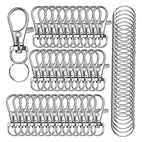 Hochwertiger Karabinerverschluss, 120 Stück, Schlüsselband, Legierung, Schmuck, Handwerk für Taschen Hochwertiger Karabinerverschluss, 120 Stück, Schlüsselband, Legierung, Schmuck, Handwerk für Taschen von GAOFESA