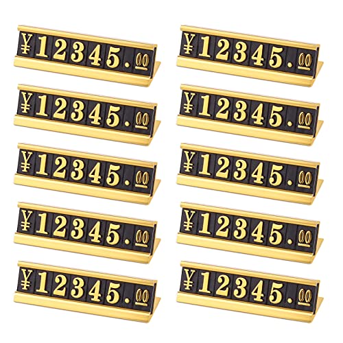 Kombinierte Etiketten aus Metall, für Kamera, Uhr, Telefon, Montage, arabische Ziffern, Etiketten für Schaufenster, Geschäft, 10 Stück Kombinierte Etiketten aus Metall, für Kamera, Uhr, Telefon, Montage, arabische Ziffern, Etiketten für Schaufenster, Geschäft, 10 Stück von GAOFESA