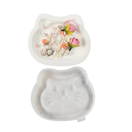Kreative Silikonform für Harz-Tablett, Basteln, Katzen, Aufbewahrungsplatte, Epoxidharz, Schmuckhalter, Zubehörform Kreative Silikonform für Harz-Tablett, Basteln, Katzen, Aufbewahrungsplatte, Epoxidharz, Schmuckhalter, Zubehörform von GAOFESA