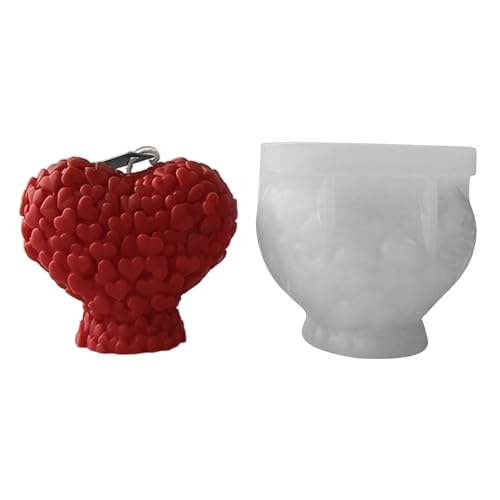 Liebe Herzform Kerze Silikonform 3D Harz Ornament Making Valentinstag Aromatherapie Duft Kerzenseife Schimmel Liebe Herzform Kerze Silikonform 3D Harz Ornament Making Valentinstag Aromatherapie Duft Kerzenseife Schimmel von GAOFESA
