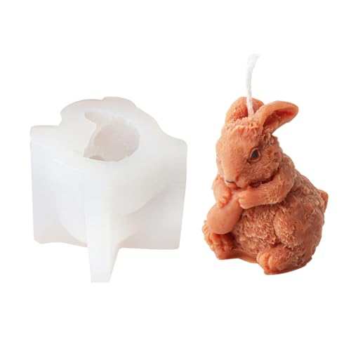 Mehrzweck 3D Karottenkaninchen Flexible Silikonkerzenform Für Kreative Handwerksbedarf Und Einzigartige Geschenke Machen Mehrzweck 3D Karottenkaninchen Flexible Silikonkerzenform Für Kreative Handwerksbedarf Und Einzigartige Geschenke Machen von GAOFESA